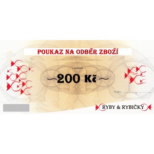 D&Aacute;RKOV&Yacute; POUKAZ 200.-