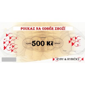 D&Aacute;RKOV&Yacute; POUKAZ 500.-